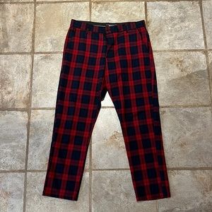 Men’s plaid pants